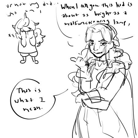 2020, Half Body, Sketch, +Pet/Character, Word Bubble