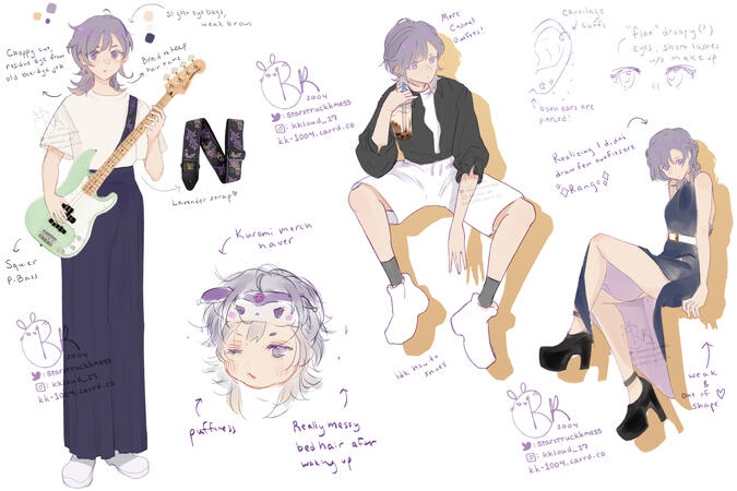 Fullbody ref sheet