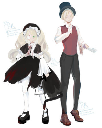 2022, Full body, Lineart, Color, Shading, Render