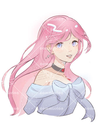 OC belonging to @MilkTeas_, halfbody