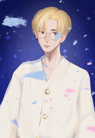 Animated, Halfbody, lineart, color, shading, render