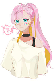 Half Body, Lineart, Shading, 21 Layers VTuber Model ($126)