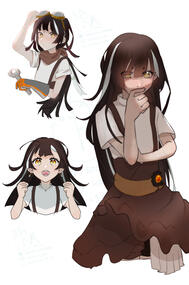 1 half body, 1 bust up, 1 leg up doodle page; 5.5hrs