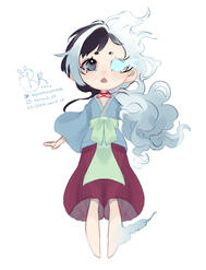 Chibi, Lineart, Color, Minimal Shading