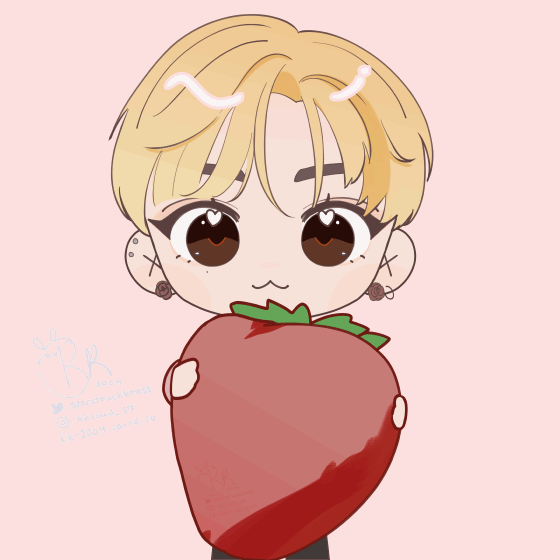 Animated Full color chibi, flat shading: 3 unique frames, 10 keyframes