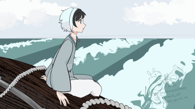 Full body colored shaded 4 second 15fps animation