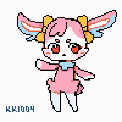 pixel animation, 6 unique frames